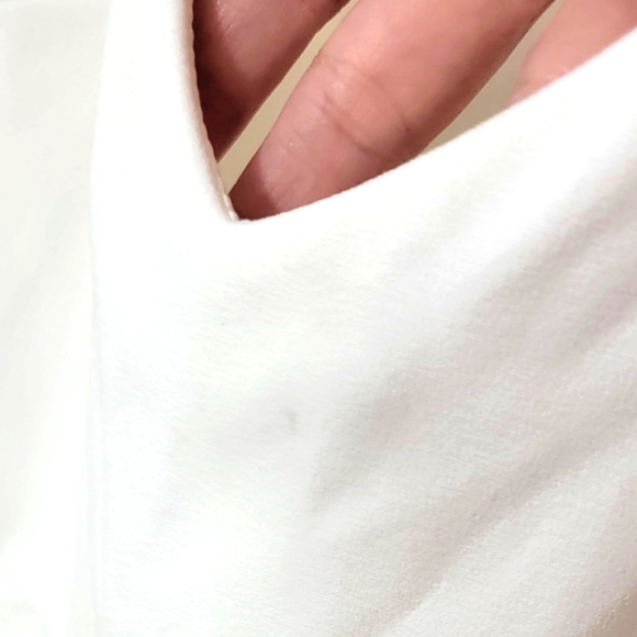 Lulu's Infinite Glory Classic White Maxi Dress V-Neck Simple Wedding Gown - Picture 5 of 6